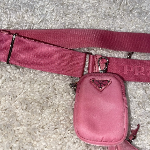 Prada Re Edition 2005 Pink Nylon Crossbody - Picture 7 of 13